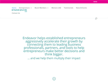 Tablet Screenshot of endeavoruae.org